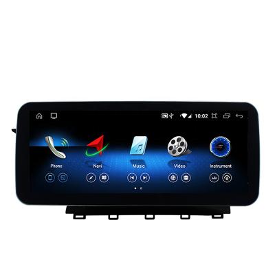 China GPS 12.3inch 4+64G 8 core IPS touch screen display radio BT GPS navigation carplay display for Benz GLK Class X204 2008-2015 for sale