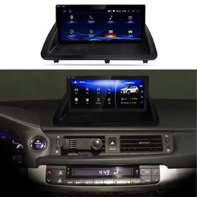 China GPS Large Screen Android 10 System Car Video Recorder For CT200h 2011-2018 With 10.25