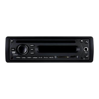 China Stereo In Dash One Din Car DVD Player With 12V 24V Input Microphone Input USB SD Slot Support 500G HDD FAT 32 Format FM Remote Control for sale