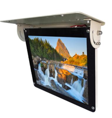 China Impact Resistant Touring Bus 17 Inch LCD Monitor Roof / Wall Mount TV Monitor for sale