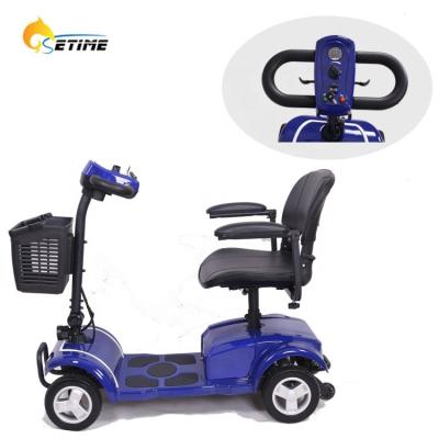 China 2020 Unisex Disassemble Mini Foldable Travel 4 Wheel Electric Scooter for sale