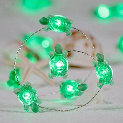 China Newest Shape Mini Animal Tortoise Turtle Fairy Lights Copper Wire String Decorative Lights for sale