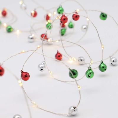 China 2020 Led Custom Mini Chime Christmas Tree Curtain Light 2020 Hot Fairy Copper Wire Light Holiday Lighting for Bedroom Home Decoration for sale