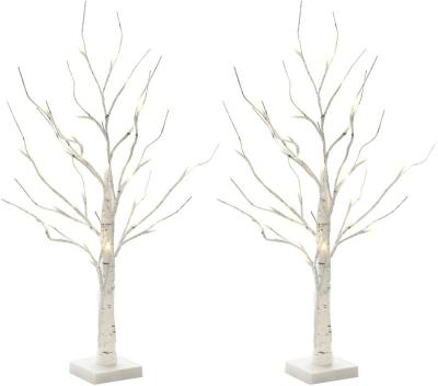 China String Lights New Product Yiwo White Birch Tree Battery Decorative Light Led Table Lights for sale