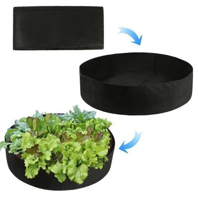 China Breathable Felt Fabric Raised Large Size Planting Bed OEM / ODM Vegetable Grow Bag Plant Vegetable Garden Box for sale