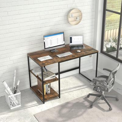 China Factory Adjustable Cheap Durable Board Computer Desk Large (Height) Adjustable Fancy Wood Desk OEM/ODM Supplier for sale