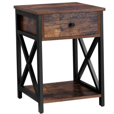 China Adjustable Cheap Good Quality Cheap Hot Selling Bedside Tables Cheapest Night Wooden Stand (Height) for sale