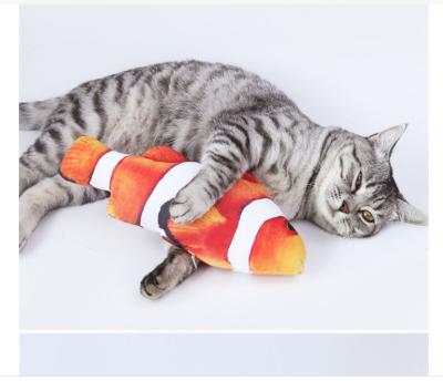 China Stocked Catnip Toys 5 Packs - Simulation Fish Train Realistic Catnip Fluffy Doll Pets Interactive Chew Pillow Bite for Cat Kitten Kitty for sale