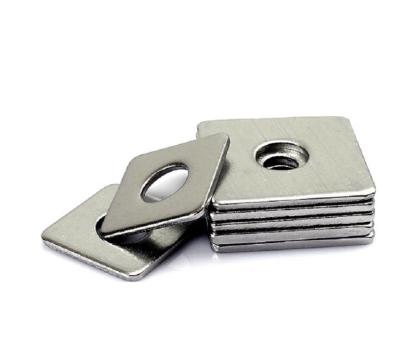 China Application High Quality 316 Stainless Steel Square Washer Locking Square Washer for sale