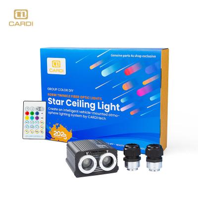 China AUTO LED Voice Control Car Roof Star Light Atmosphere Car Interior Light Decorative Adjustable Decor Light Smart Car Roof Star Light for sale