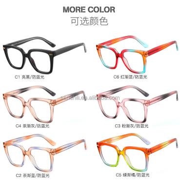 China Hot Selling Blue Light Blocking Flat Glass Reading Glasses For Women for sale