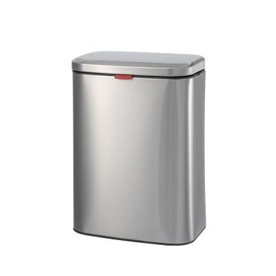 China Factory Direct Sale Viable Wholesale Modern Kitchen Trashes Can Trash Can Stainless Steel Wall Mounted Waste Bins for sale