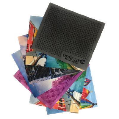 China 2021 Viable Hot Selling Custom Printing Silicone Antislip Microfiber Lens Wiping Dot Cleaning Cloth for sale