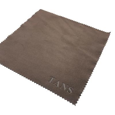 China Sustainable Personalized Microfiber Goggles Embossing Cleaning Cloth for sale