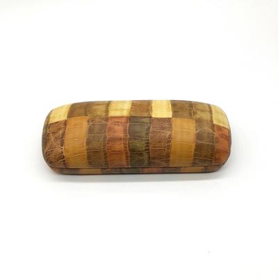 China Fashionable wholesale .eco-friendly PU leather sunglasses case for sale