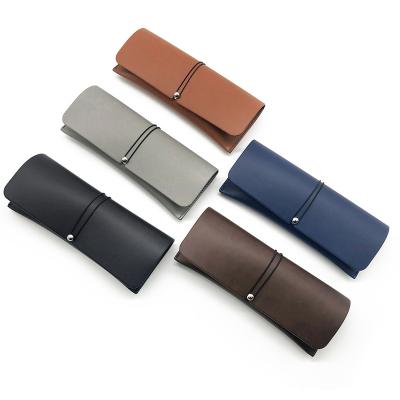 China Modern PU Leather Custom Logo Sunglasses Case Soft Case Box for sale