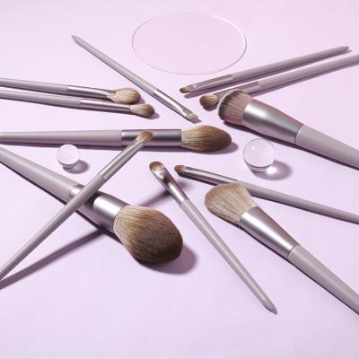 China Angular Blush Professional Factory Private Label Cosmetic Makeup Custom Logo Brush Set for sale