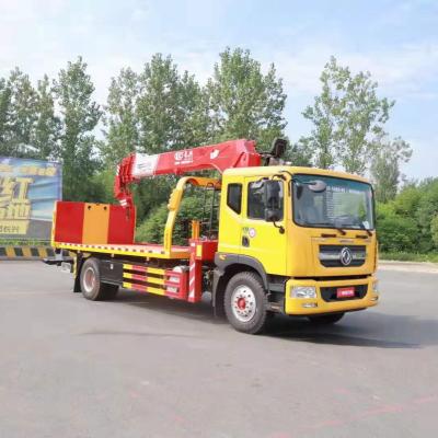 China TRUCK CRANE 8 ton multifunctional truck mounted crane 4*2 truck crane for city construction cheap crane for sale for sale