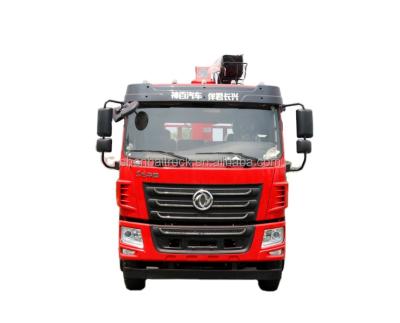 China TRUCK CRANE 8 ton lifting truck mounted crane to mobile and jib Dongfeng hydraulic truck crane for sale for sale