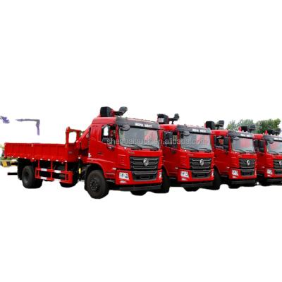 China TRUCK CRANE China 4Ton 3 Section Folding Arm Boom Lift Small Hydraulic Knuckle Telescopic Truck Cranes On Sale for sale