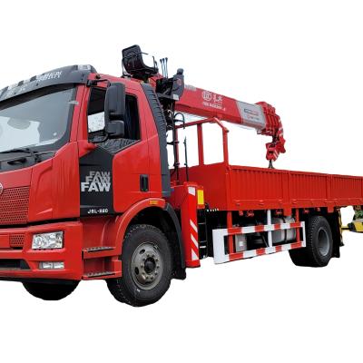 China TRUCK CRANE 8 ton truck with 4*2 crane factory supply crane directly for urban construction crane cheap truck for sale for sale