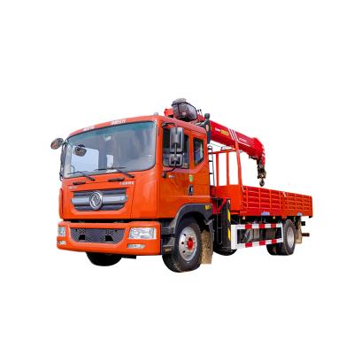 China TRUCK CRANE Dongfeng 4x2 Truck Boom Crane 8 Ton Truck Mounted Hydraulic Crane Arm Crane Sanypalfinger For Trucks for sale