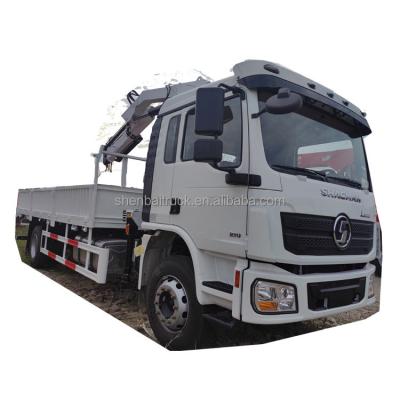 China SHACMAN CRANE 8 Ton Truck Mounted Crane Truck-Mounted Crane Cargo Truck With Hydraulic Knuckle Crane for sale