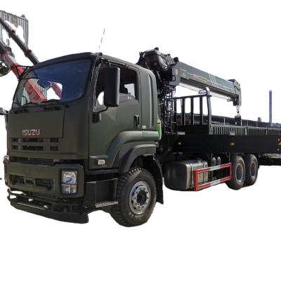 China TRUCK CRANE 6X4 truck crane SA1NY 10 ton truck crane with NEW SQ10SK3Q military grade crane for sale for sale