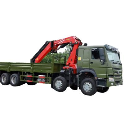 China CRANE SinoTruck 8X4 TRUCK Crane 20 Ton Articulation Boom Telescopic Truck Crane Hydraulic Mounted Crane for sale