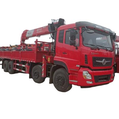 China TRUCK CRANE 20 Ton Telescopic Upright Hydraulic Boom Cranes 8x4 Truck-mounted Carrying Hoisting Truck for sale