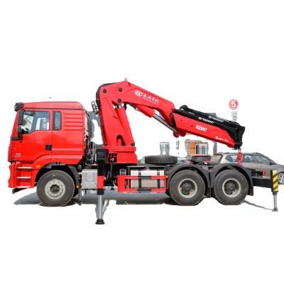 China TRUCK CRANE China Shenbai Tractor Crane 30ton 7 Section Folding Arm Boom Lift Hydraulic Telescopic Joint Cranes Tractor Truck For Sale for sale