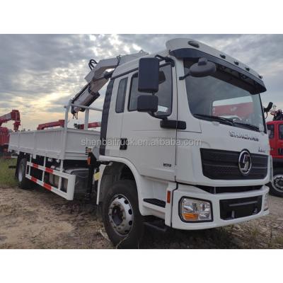 China TRUCK 8 Ton CRANE China SHACMAN Truck-mounted Crane Truck Mounted Crane Articulation Crane Cargo Truck With Hydraulic for sale