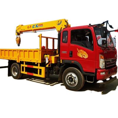 China TRUCK CRANE 8 Ton Loader Crane Truck Construction Machine Telescopic Truck Mounted Crane Euro 3 5 Factory Supply for sale