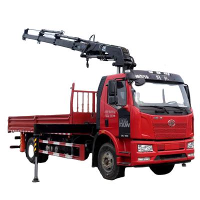 China TRUCK CRANE 4x4 8 ton 10 ton 12 ton mini truck export boom crane used/new truck mounted crane cheap price for sale for sale