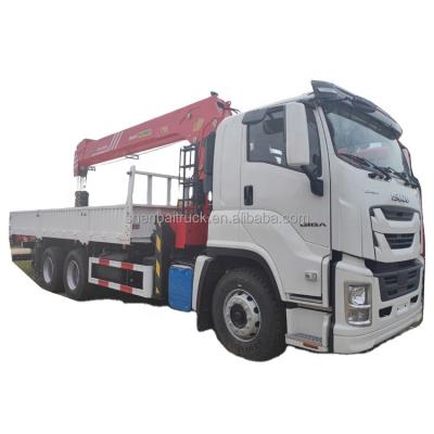 China TRUCK CRANE Japanese GIGA 16 Ton Truck Mounted Crane Truck-Mounted Crane Truck With Palfinger Hydraulic Crane for sale