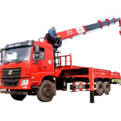 China TRUCK CRANE Dongfeng 6X4 Truck Mounted 12 Ton Crane 14000Kg Mobile Crane Truck 12tons Lorry Mounted Jib Crane for sale