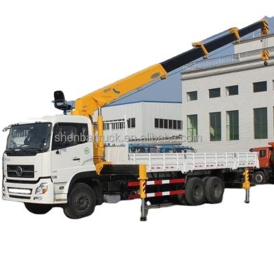 China CRANE TRUCK Loading 10/12/16/25 ton boom Crane Hydraulic Arm Truck Mounted Hoisting Crane with low price for sale