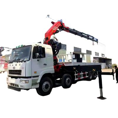 China TRUCK CRANE 12 Ton Knuckle Boom Cranes Truck Mounted Hydraulic Crane FAW 6x4 GOOD PRICE for sale