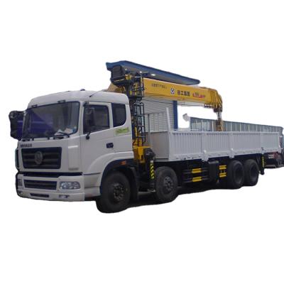 China TRUCK CRANE SINOTRUCK 20 Ton Lorry Mounted Crane 8x4 Hydraulic Telescopic Straight Boom Crane Truck Mounted Crane for sale