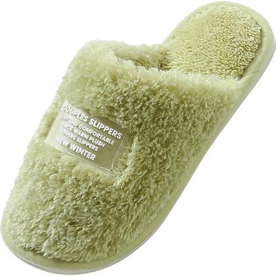 China Hot Luxury Ladies Fuzzy Slippers New Arrival Fashion Trend Women Slides Ladies Slippers Furry Soft Single Plush Women Newest for sale