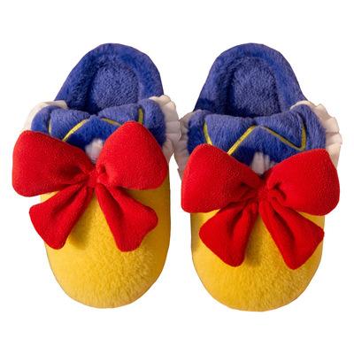 China Hot Selling Fashion Trend Bride Fuzzy Slipper Fashion Anti-skid Fur Sandals Bow To Tie Newest Cute Luxury Hot Ladies Fuzzy Slippers for sale