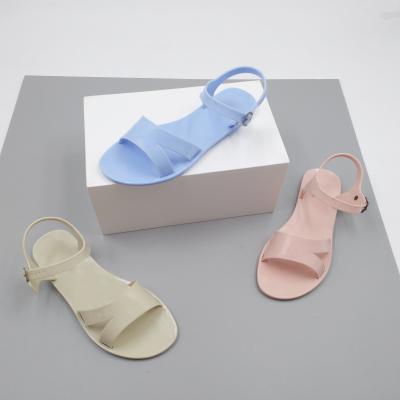 China New Fashion Trend Water Proof Lady Sandals Comfortable Beach Sandals Summer Jelly Sandals Candy Color for sale