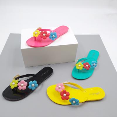 China Fashion Trend Hot Selling Wholesale Ladies Jelly Outdoor Sandals And Comfortable Indoor PVC Jelly Slippers For Women for sale