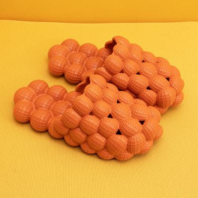 China Wholesale Fashion Trendy Fashion Personality Women's Eva Bubble Slippers New Design Soft Massage Bubble Home Slippers for sale