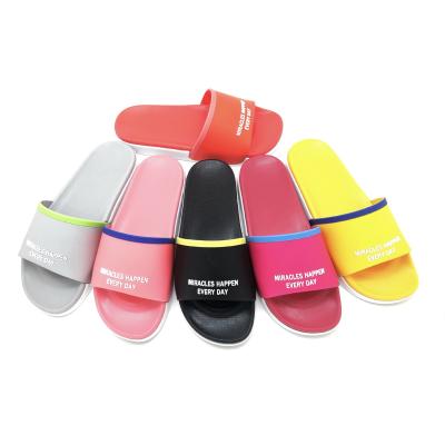 China Summer Women's Slippers Fashion Trend Ladies PVC Sandal Platform Slide Beach Slipper PVC Outdoor Women's Slippers for sale