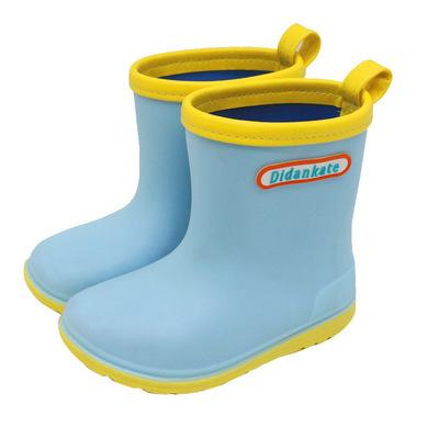 China Lightweight Kids Rain Boots Baby Rain Boots Candy Two Color Waterproof Rubber Shoes Water Shoes for Boys and Girls for sale