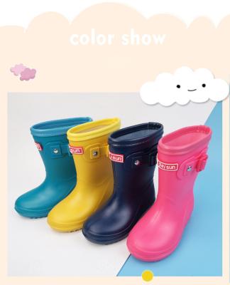 China Unisex Fashion Trend Baby Water Proof Bel Shoes Non-slip Rain Boots Soft Comfortable Summer Shoes Non-slip Rain Boots for sale