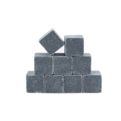 China Modern 9pcs Gift Box Packing Whiskey Stone Ice Cube Stone Set for sale