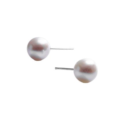 China CLASSIC Style 8Mm Latest Design Vintage Latest Luxury Pearl Studs Earring For Women Girl for sale