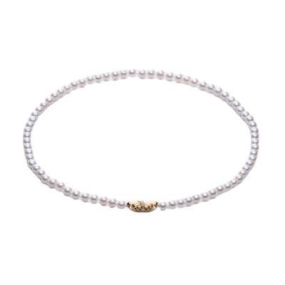 China Fashion Design 5-5.5Mm CLASSIC Custom Freshwater Pearl Necklace Necklace Set for sale